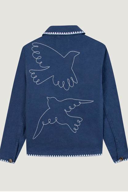 Maison Labiche | Ultramarine Doves Thure Jacket