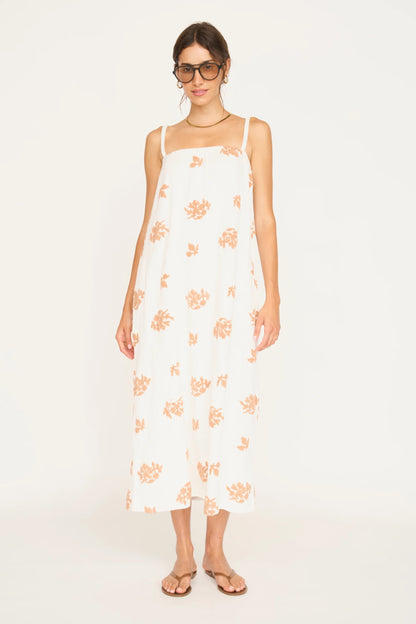 MIRTH Brisbane Terry Dress in Mesa Fig