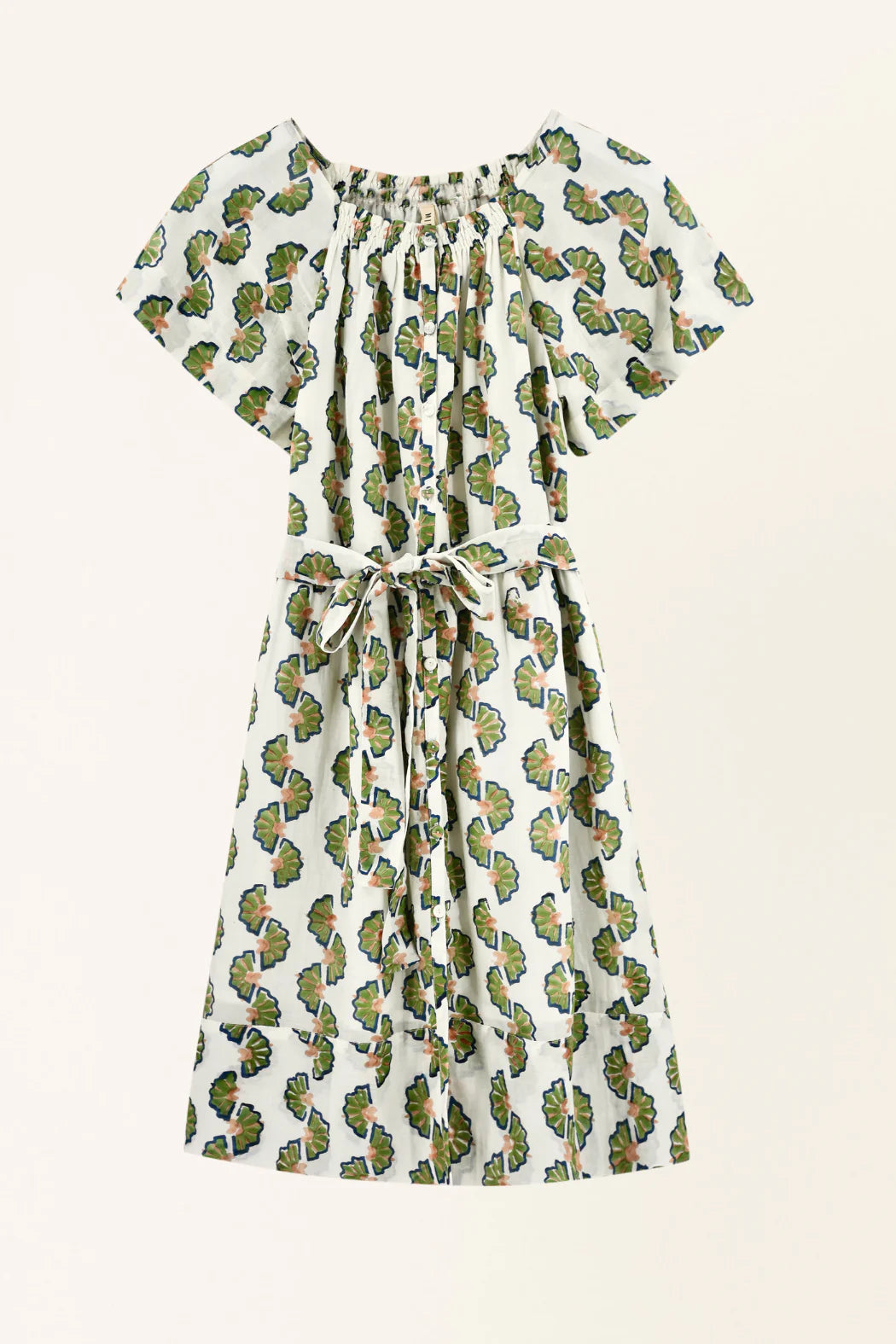 MIRTH Vienna Short Dress in Dill Orchard Road