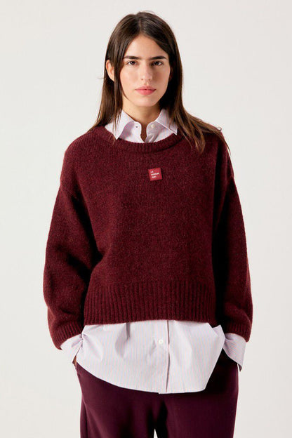 American Vintage Jumper East In Melange Acerola
