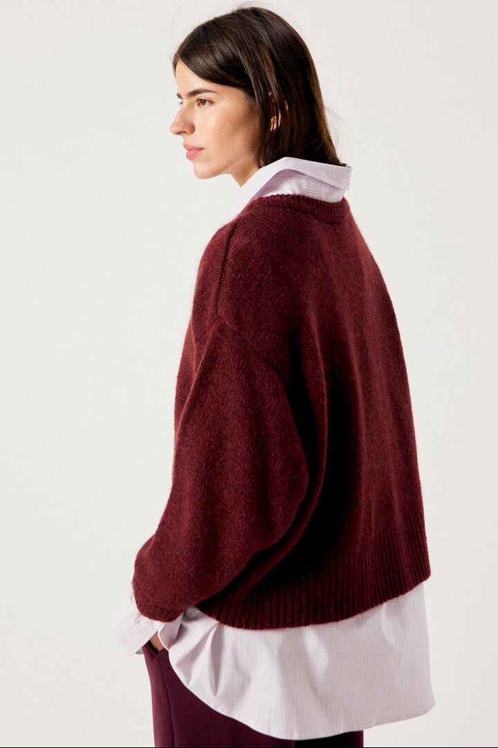 American Vintage Jumper East In Melange Acerola