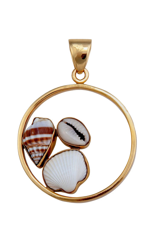 Charles Albert Alchemia Floating Shell Round Pendant