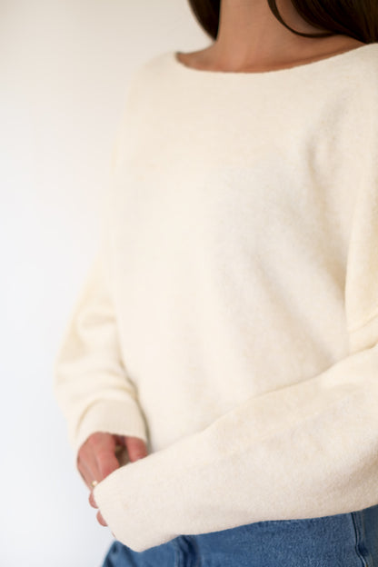 American Vintage Damsville Jumper - Melange Pannacotta