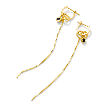 Thatch California Lilou Drop Hoop Earrings