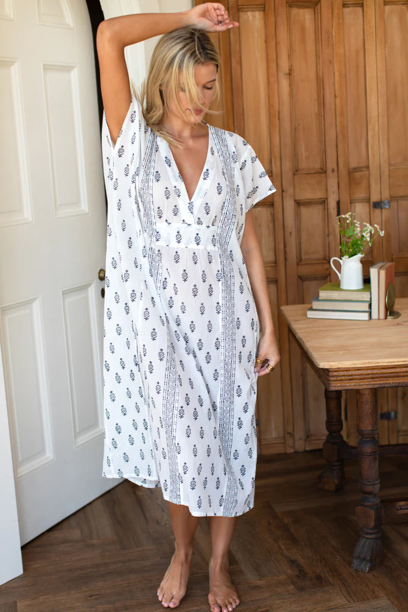 Emerson Fry Caftan - Marguerite 2 Ivory Organic