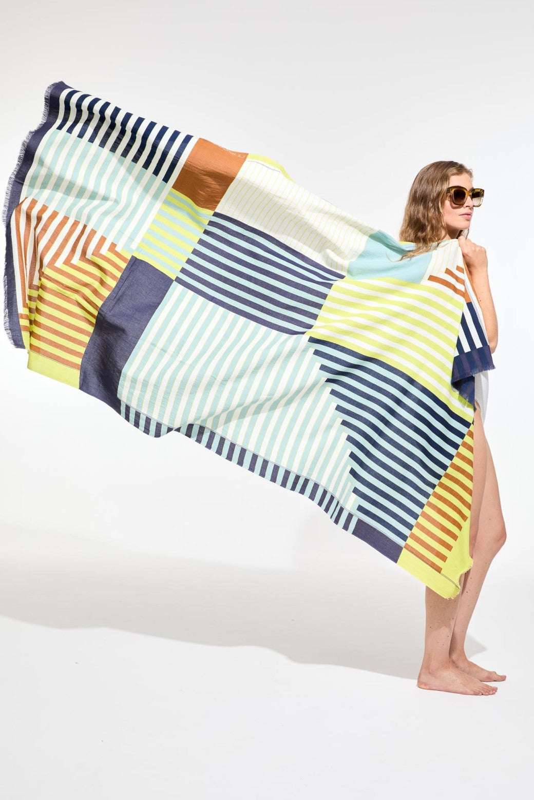 Mapoesie Lime Riviera Beach Towel