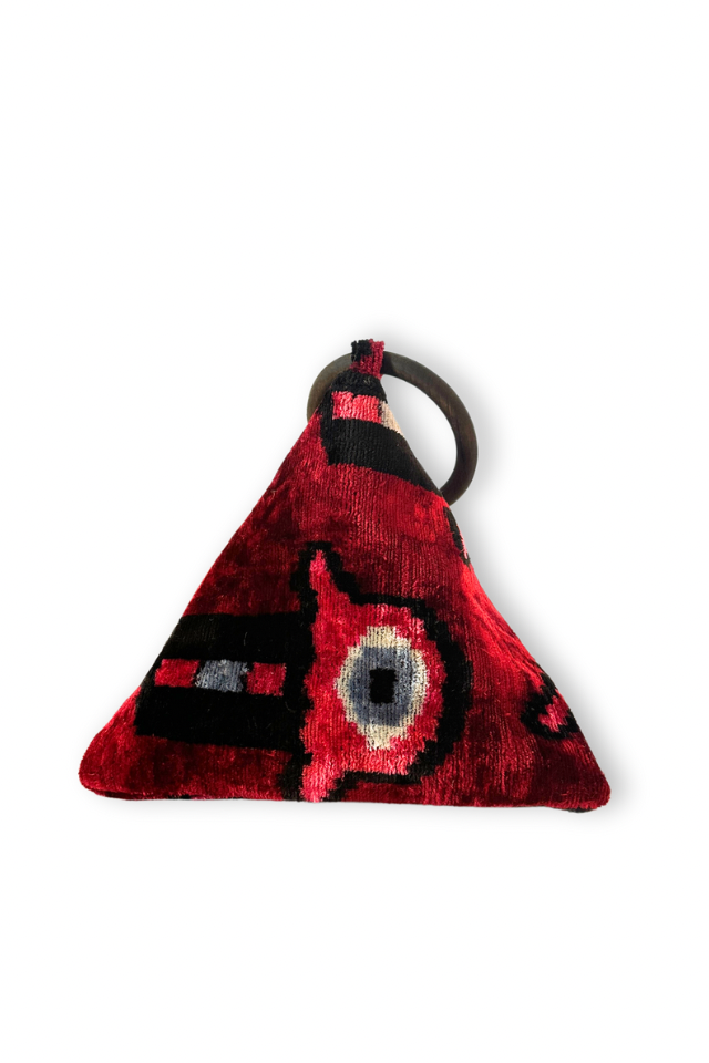 Ichiche Triangle Bracelet Bag - Red