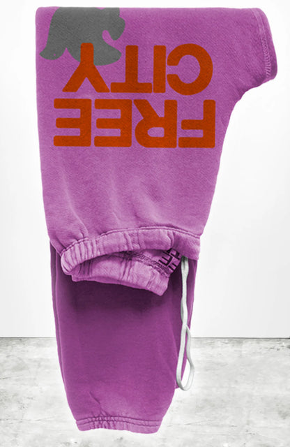 FREECITY Sweatpant - Pinkjuice/Silver