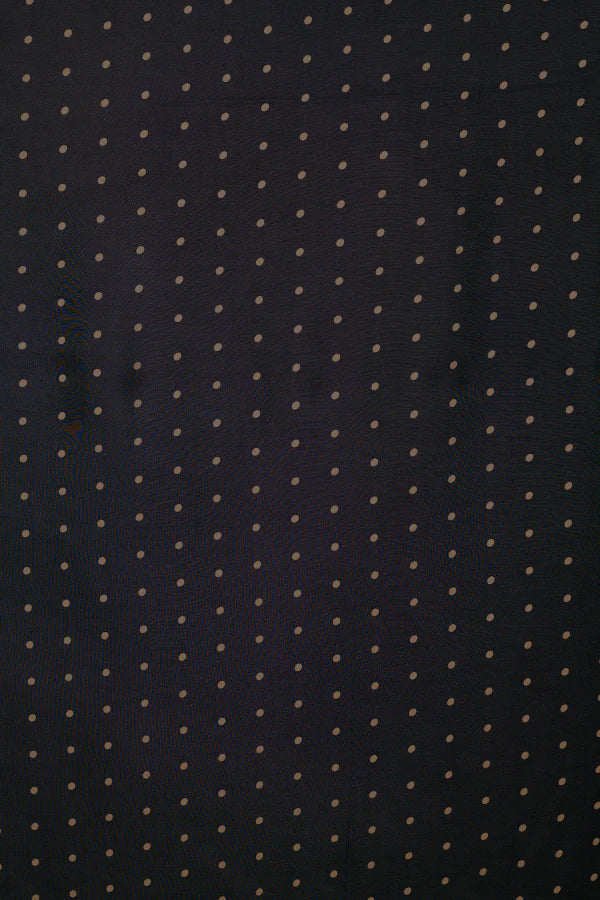 Natalie Martin - Heather Maxi in Petite Polka Dot Black & Tan