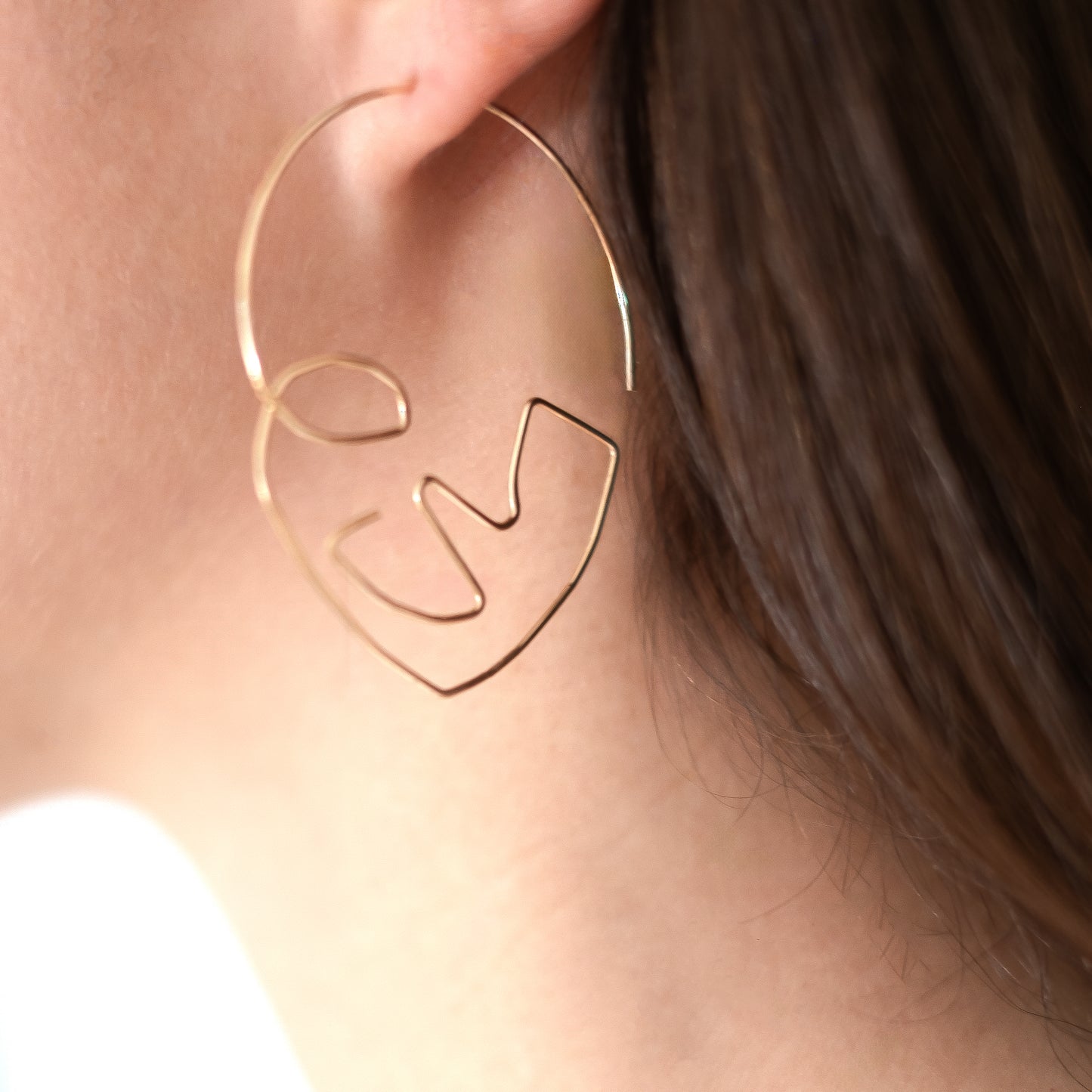 Face Slider Earrings