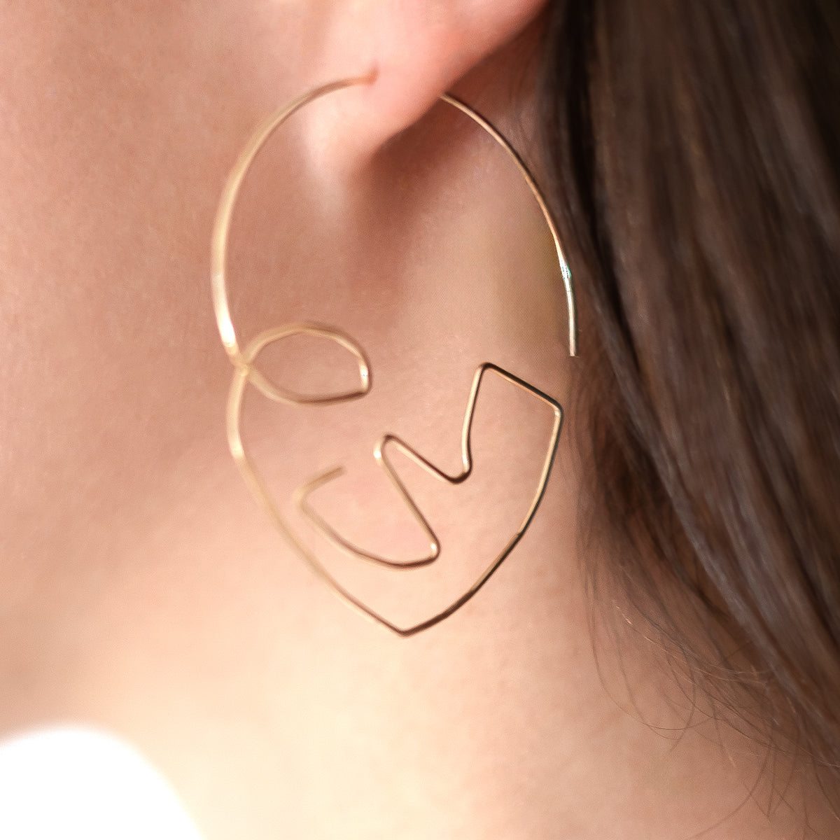 Face Slider Earrings