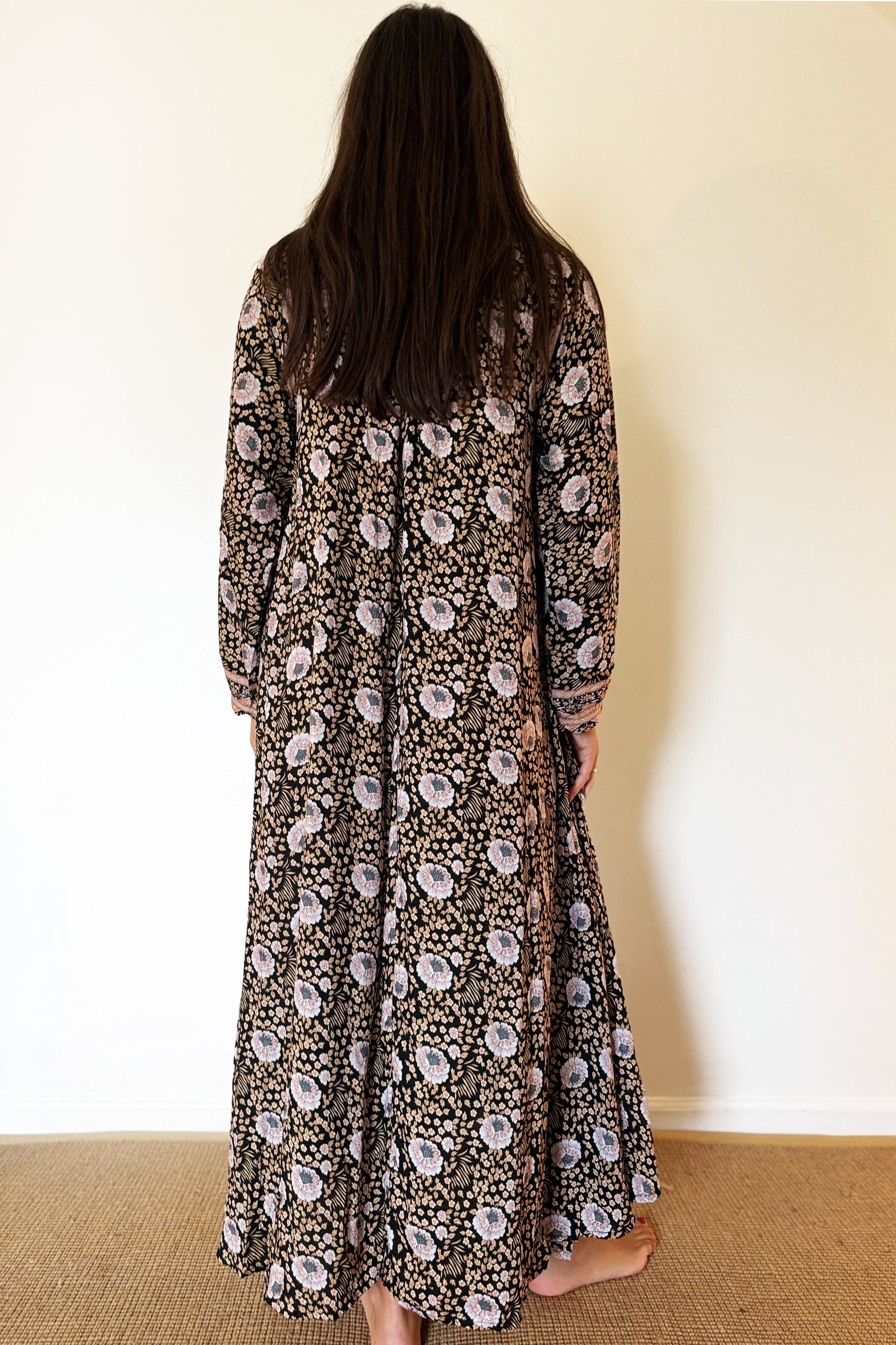 Natalie Martin Fiore Maxi Vintage Flowers Sepia