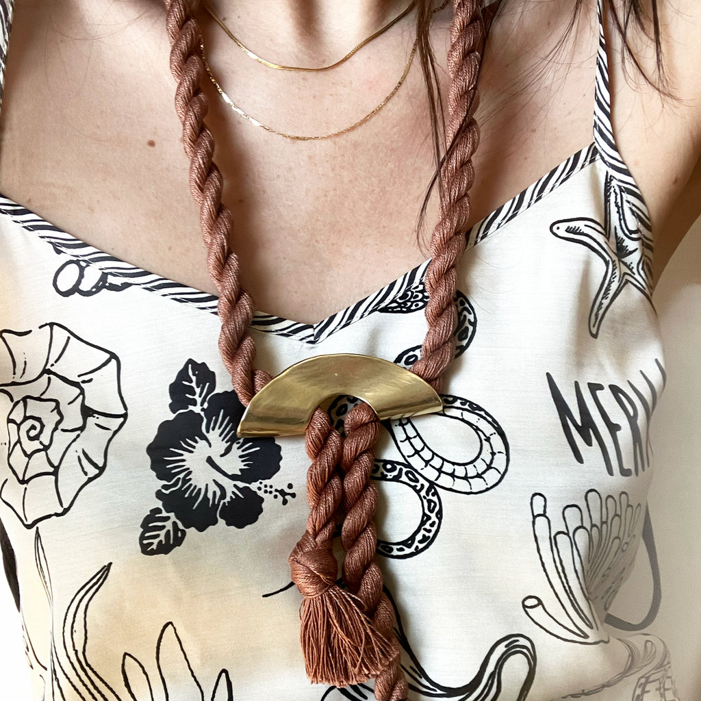 Rebekah J Design Fold Necklace