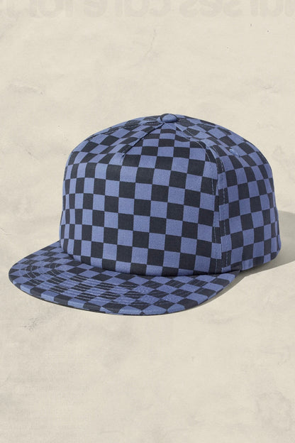 Weld Tonal Checkerboard Field Trip Hat - Slate Blue Tonal