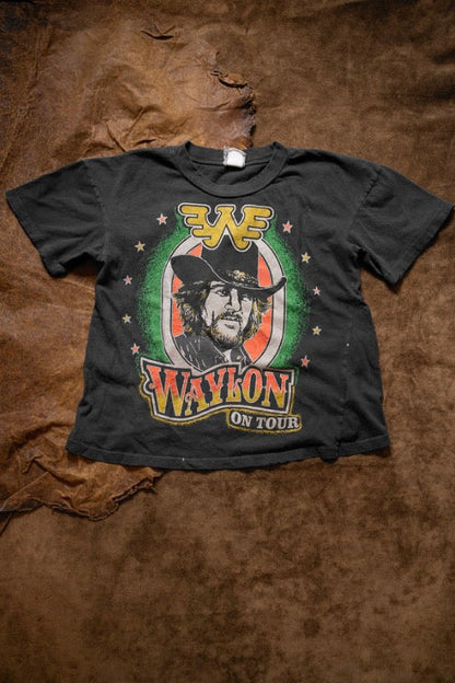 Madeworn Crop Waylon Jennings in Coal
