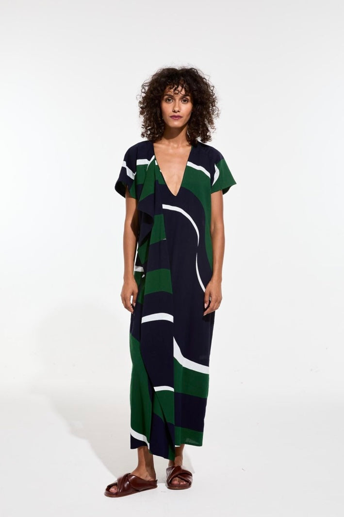 Mapoesie Green Celia Madone Dress