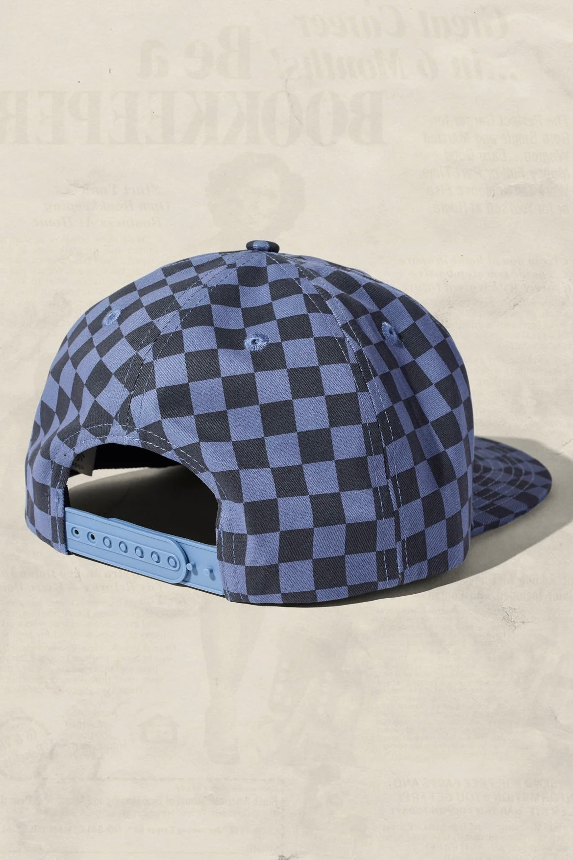 Weld Tonal Checkerboard Field Trip Hat - Slate Blue Tonal