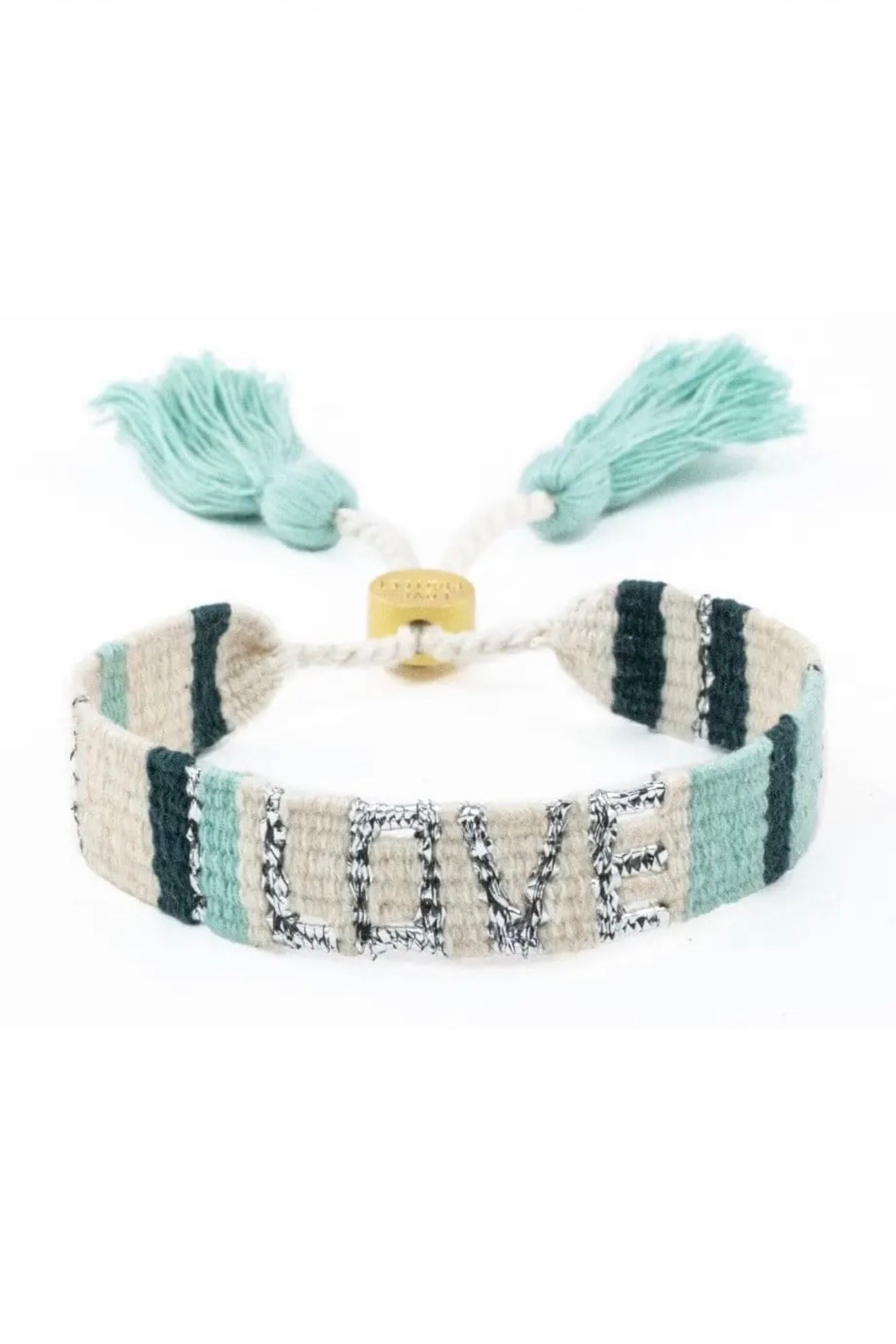 Love Is Project | Atitlan Love Bracelet - Green & White