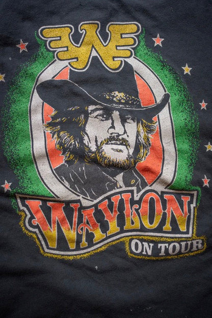 Madeworn Crop Waylon Jennings in Coal