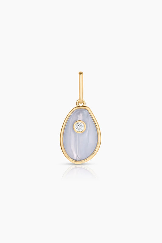 THATCH Cowrie Blue Lace Charm