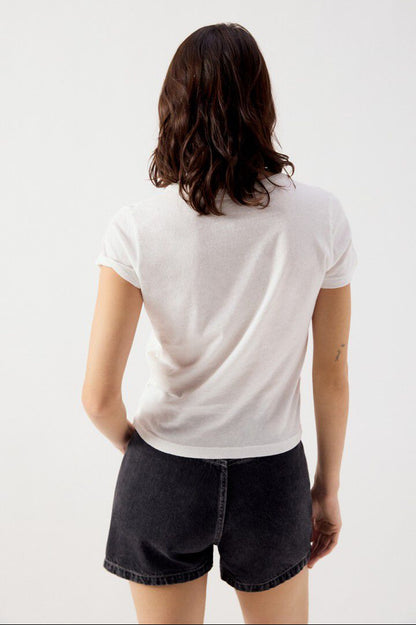 American Vintage T-Shirt Gamipy In White