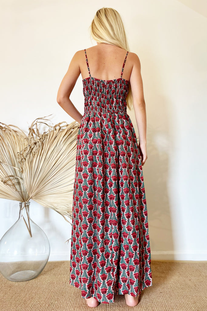 Natalie Martin Gina Dress- Tulip Venetian Red