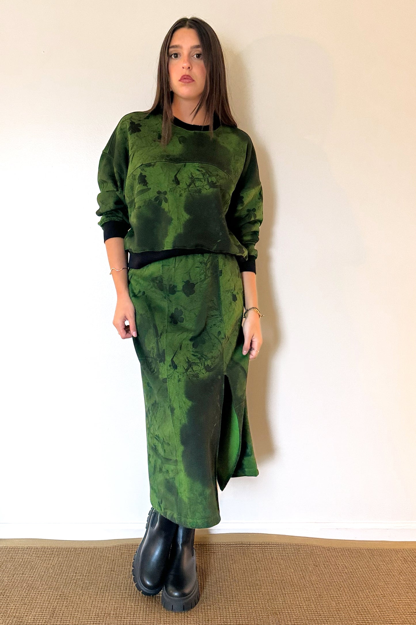 Untitled in Motion Brigite Skirt - Faskomilo-Green