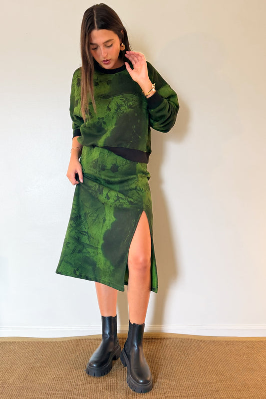 Untitled in Motion Brigite Skirt - Faskomilo-Green