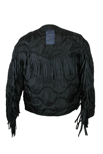 Sloppy Seconds - Military Liner Fringe in Black