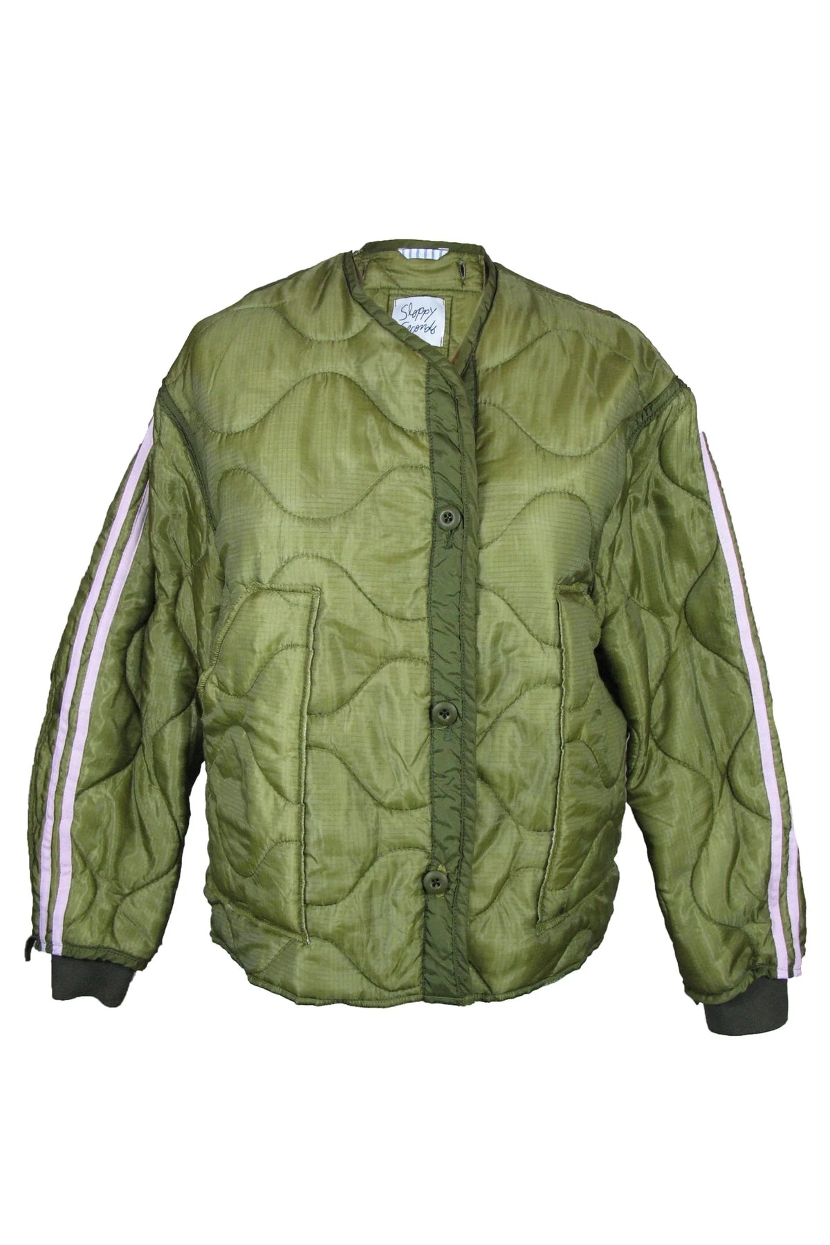 Sloppy Seconds - Military Liner Track in Green/Pink