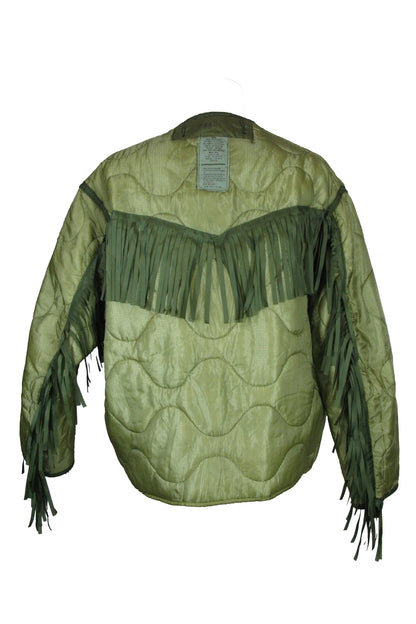Sloppy Seconds - Military Liner Fringe in Green