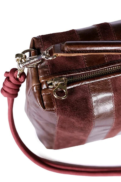 Craie Studio - Mini Halo Stripe in Acajou Burgundy