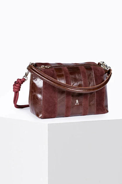 Craie Studio - Mini Halo Stripe in Acajou Burgundy