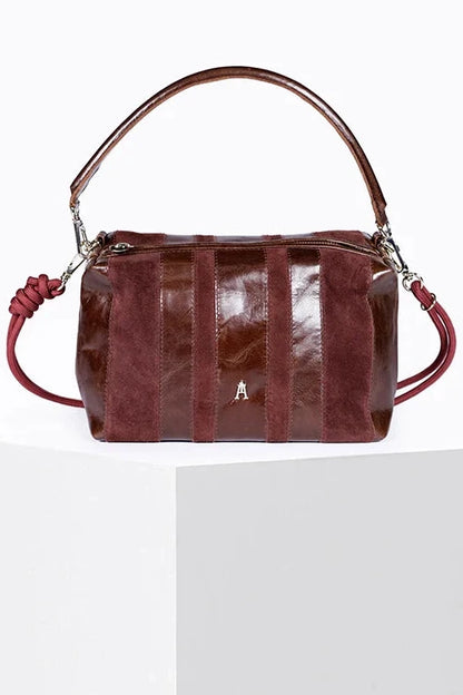 Craie Studio - Mini Halo Stripe in Acajou Burgundy