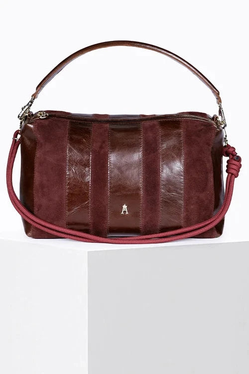 Craie Studio - Halo Stripe in Acajou Burgundy