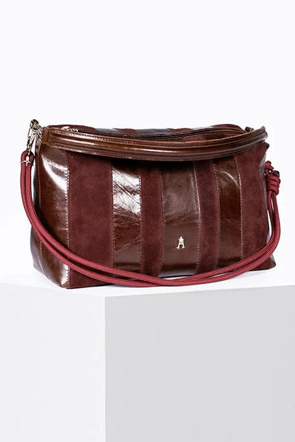 Craie Studio - Halo Stripe in Acajou Burgundy
