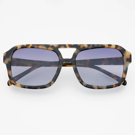 Freyrs Havana Sunglasses - Milky Tortoise