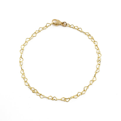 Hearts Chain Bracelet