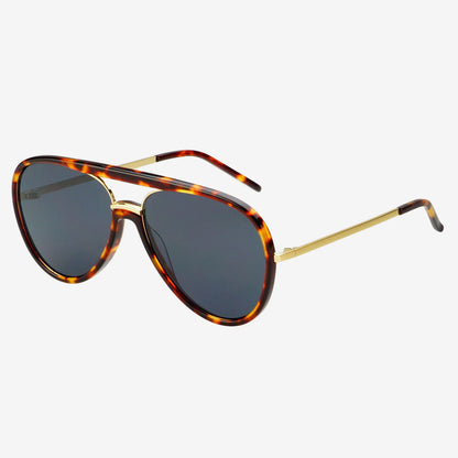 Freyrs Shay Sunglasses - Tortoise/Solid Gray