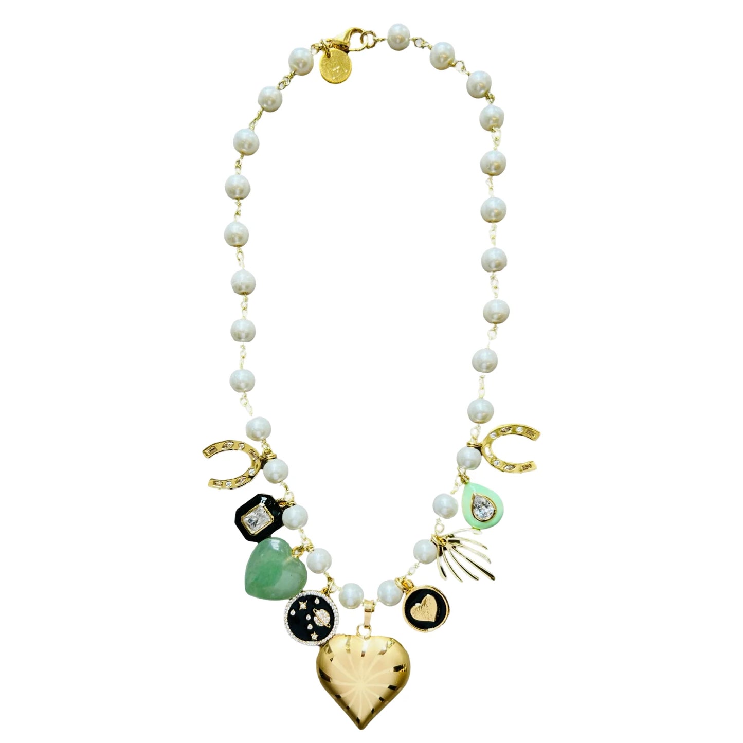 HOLST + LEE Pearl Charm Necklace