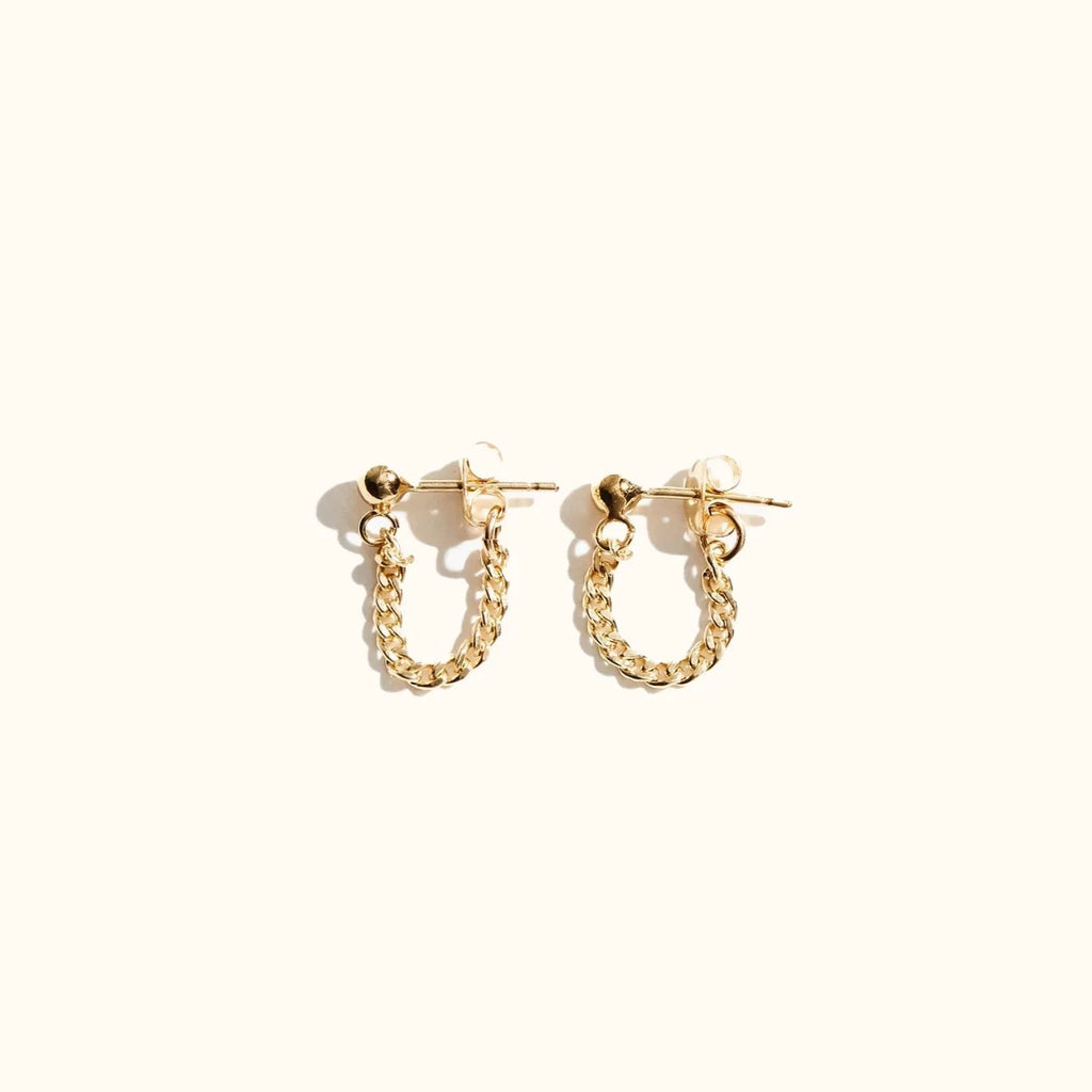 ABLE Curb Chain Earrings