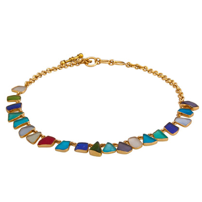 Charles Albert Multicolor Recycled Glass Necklace