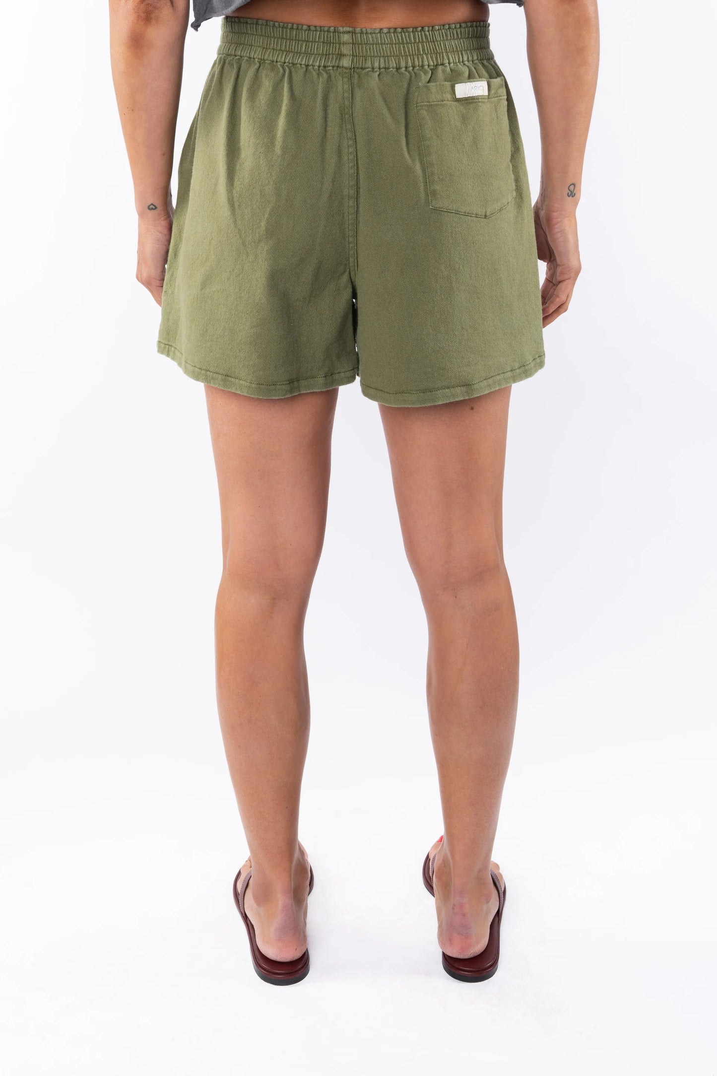 Ariko Army Green Day Short