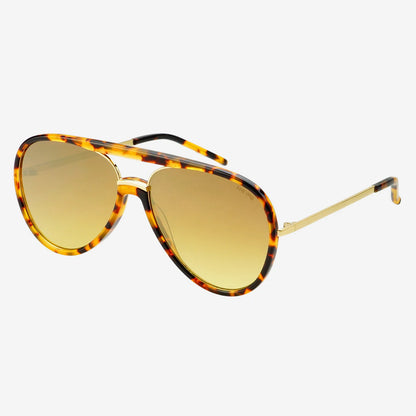 Freyrs Shay Sunglasses - Tortoise / Gold Mirror