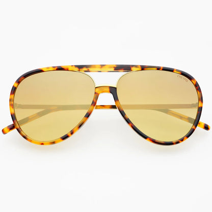 Freyrs Shay Sunglasses - Tortoise / Gold Mirror