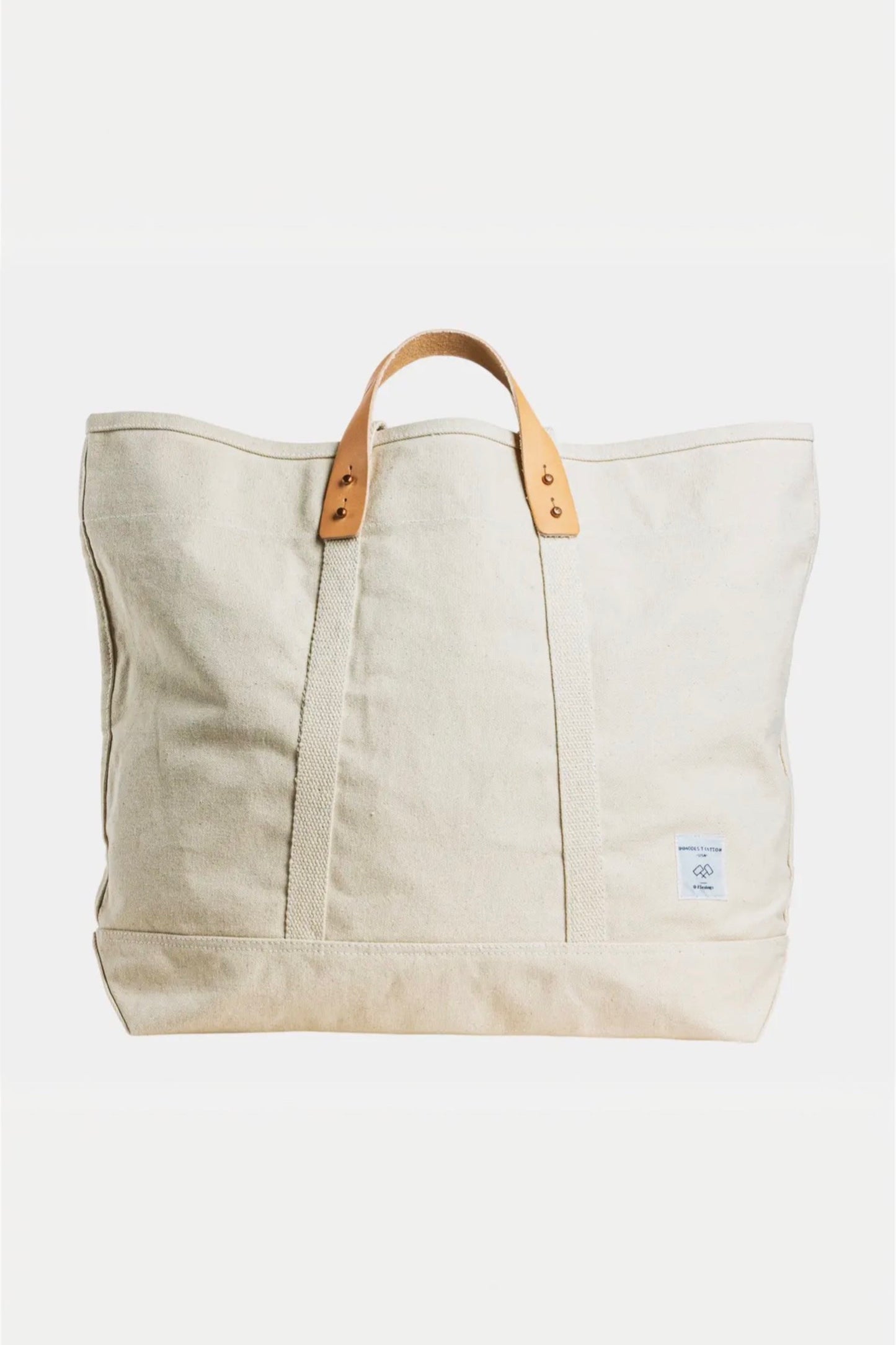 IMMODEST COTTON - Large East West Tote | Natural