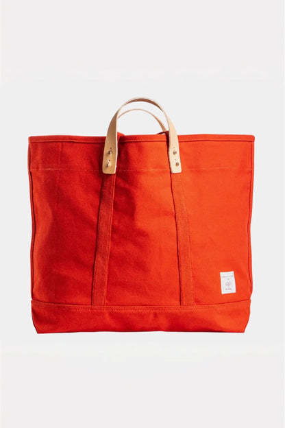 IMMODEST COTTON - Large East West Tote | Persimmon