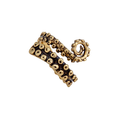 Charles Albert Alchemia Octopus Tentacles Oxidized Adjustable Ring