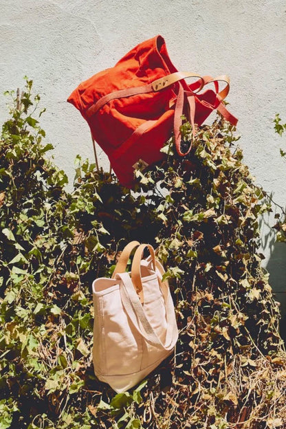 IMMODEST COTTON - Large East West Tote | Natural