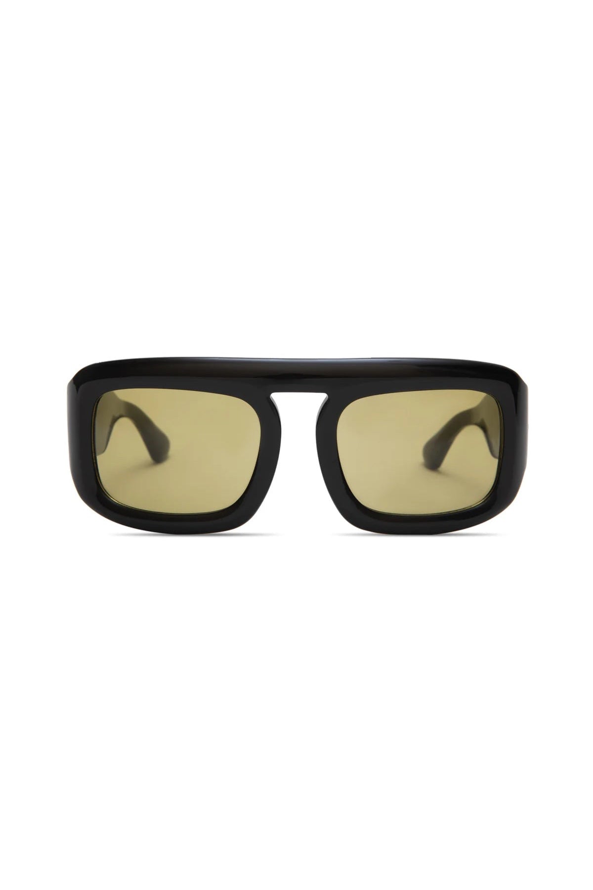 ELISA JOHNSON - Aries in Gloss Black Olive Green Lens